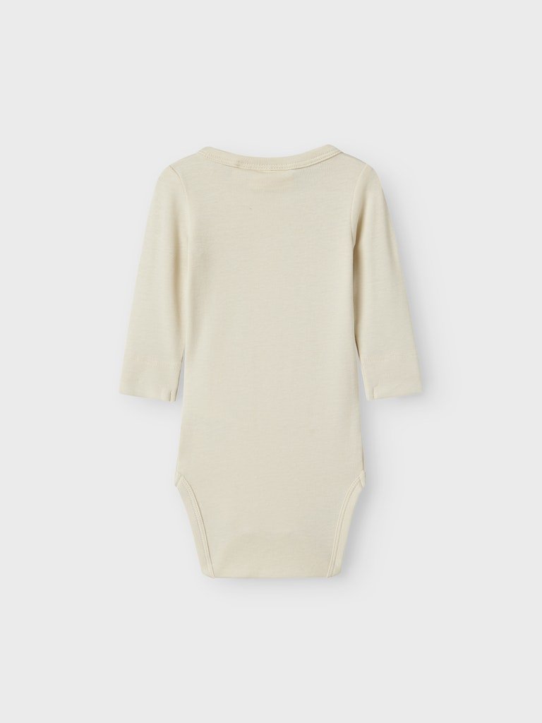 Lil' Atelier Baby GAYO SAR LS SLIM BODY - Turtledove | Torgunns Barneklær AS