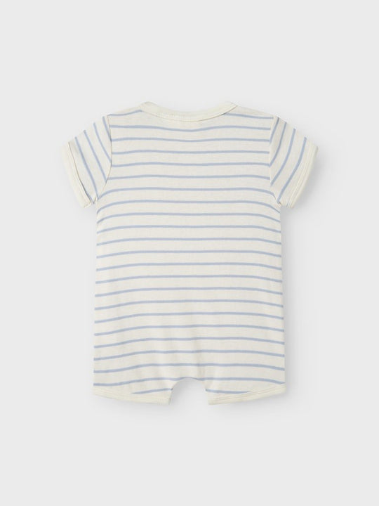 Lil' Atelier Baby GEO ARI SS LOOSE SUIT - Zen Blue | Torgunns Barneklær AS