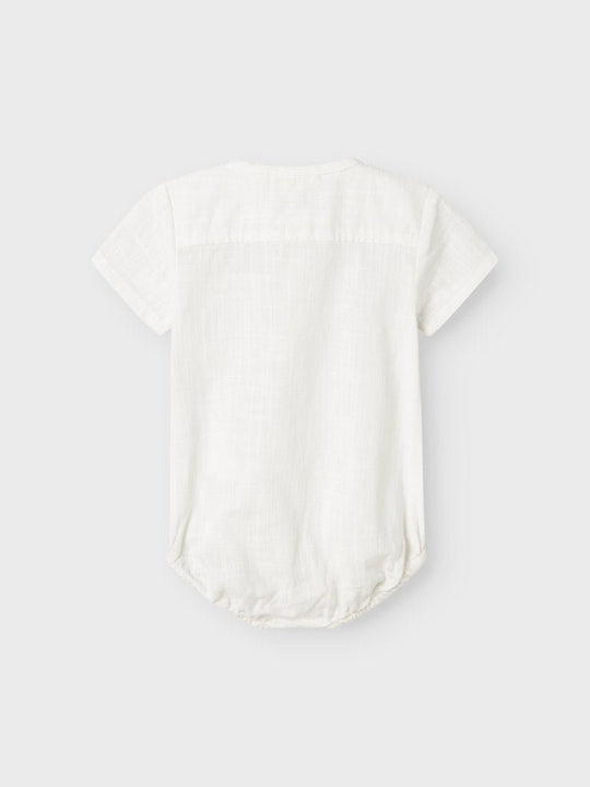 Lil' Atelier Baby HUGO SS LOOSE BODY SHIRT - Coconut Milk | Torgunns Barneklær AS