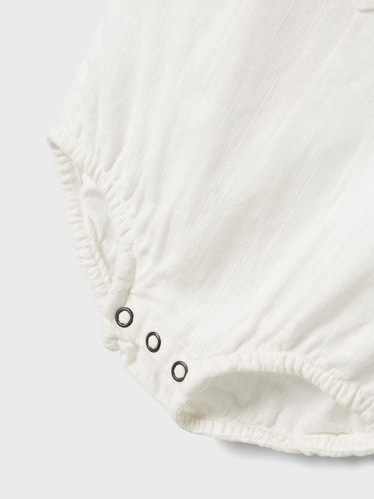 Lil' Atelier Baby HUGO SS LOOSE BODY SHIRT - Coconut Milk | Torgunns Barneklær AS