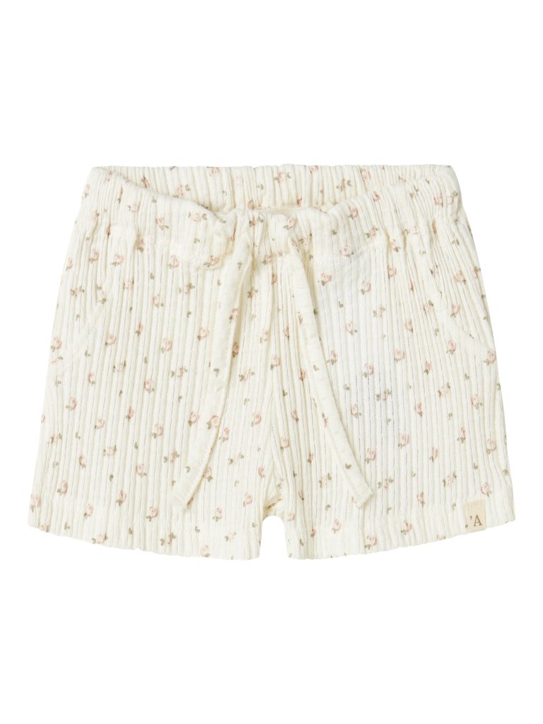 Lil' Atelier Baby HULLA HUA SHORTS - Coconut Milk | Torgunns Barneklær AS