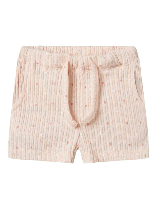 Lil' Atelier Baby HULLA HUA SHORTS - Peach Blush | Torgunns Barneklær AS