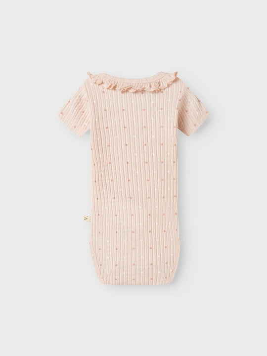 Lil' Atelier Baby HULLA HUA SS SLIM BODY - Peach Blush | Torgunns Barneklær AS