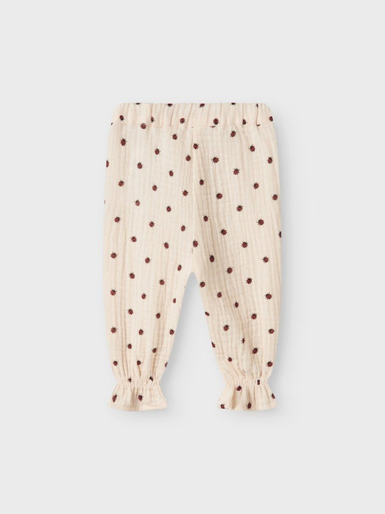 Lil' Atelier Baby IA LOOSE PANT - Silver Peony | Torgunns Barneklær AS