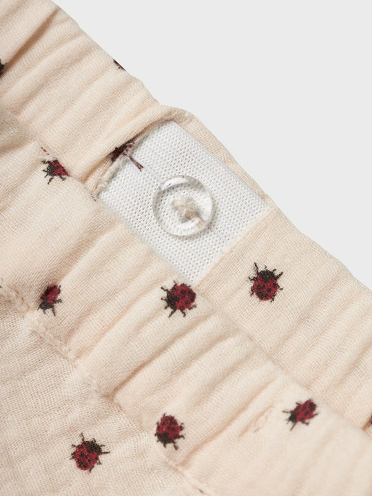 Lil' Atelier Baby IA LOOSE PANT - Silver Peony | Torgunns Barneklær AS