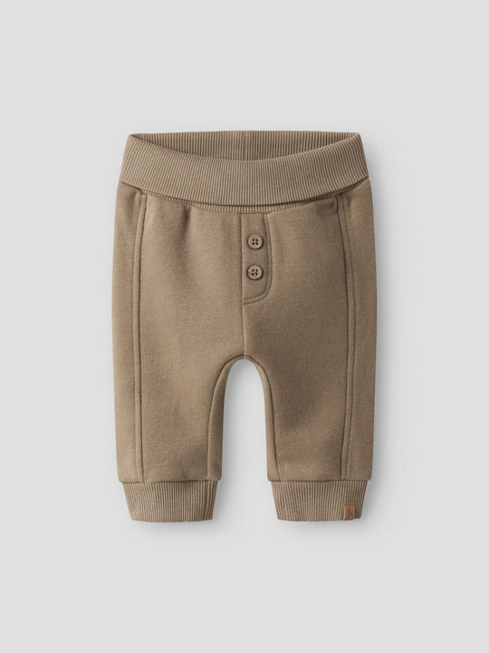 Lil' Atelier Baby ILONDON RAS LOOSE SWEAT PANT - Sepia Tint | Torgunns Barneklær AS