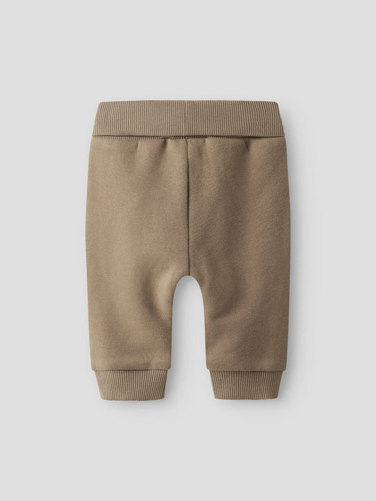 Lil' Atelier Baby ILONDON RAS LOOSE SWEAT PANT - Sepia Tint | Torgunns Barneklær AS