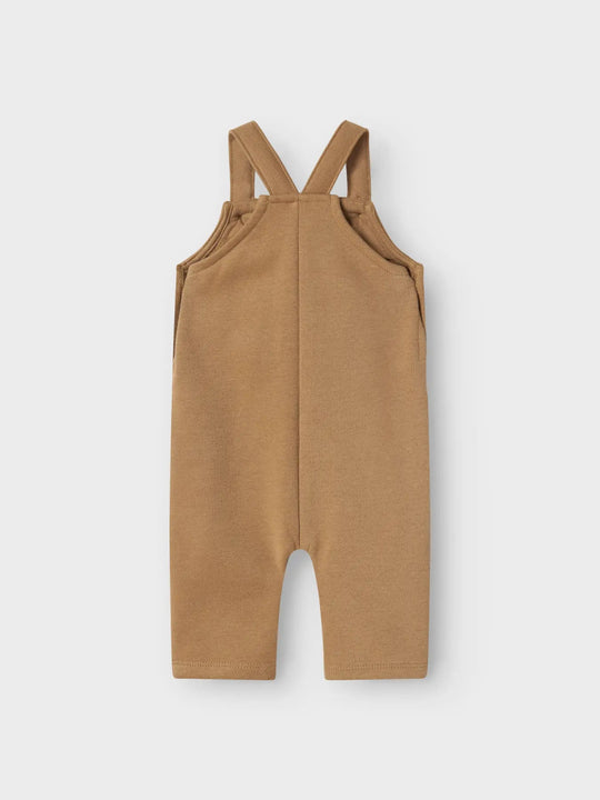 Lil' Atelier Baby ILONDON RUK SWEAT OVERALL - Sepia Tint | Torgunns Barneklær AS