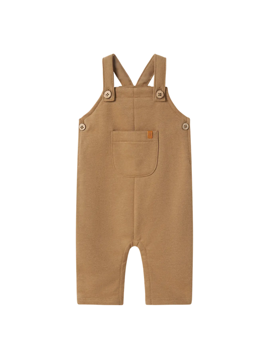 Lil' Atelier Baby ILONDON RUK SWEAT OVERALL - Sepia Tint | Torgunns Barneklær AS