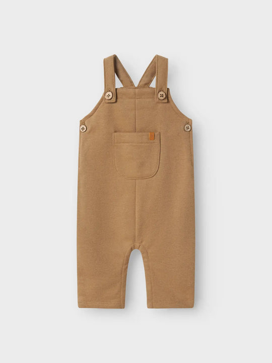 Lil' Atelier Baby ILONDON RUK SWEAT OVERALL - Sepia Tint | Torgunns Barneklær AS