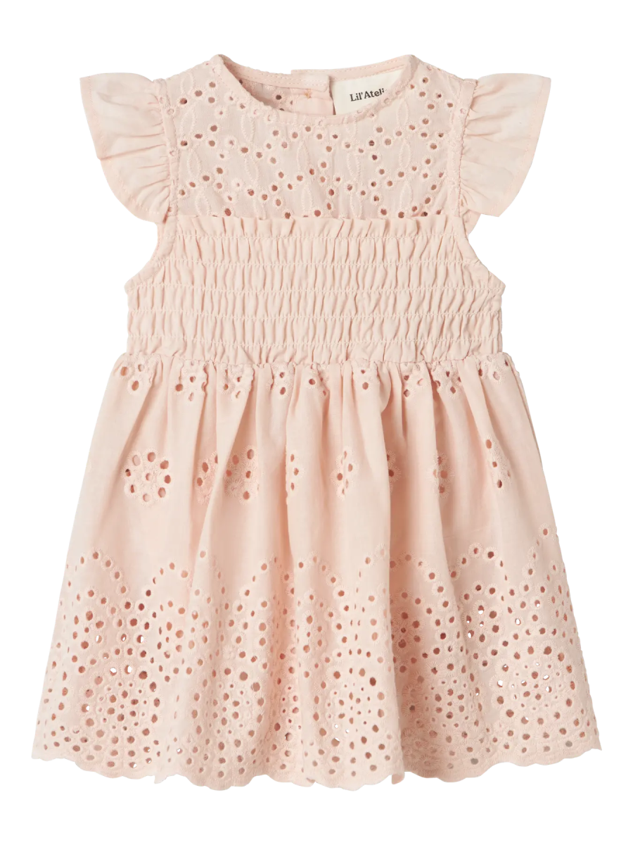 Lil' Atelier Baby JEDI CAPSL BODY DRESS - Peach Blush | Torgunns Barneklær AS