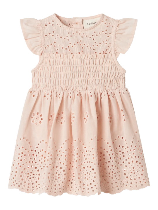 Lil' Atelier Baby JEDI CAPSL BODY DRESS - Peach Blush | Torgunns Barneklær AS