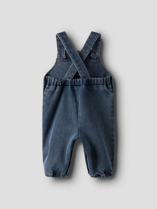 Lil' Atelier Baby KEIFER LOOSE DENIM OVERALL - Denim Blue | Torgunns Barneklær AS