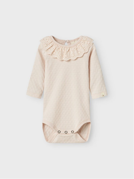 Lil' Atelier Baby KIRA LS SLIM BODY - Silver Peony | Torgunns Barneklær AS