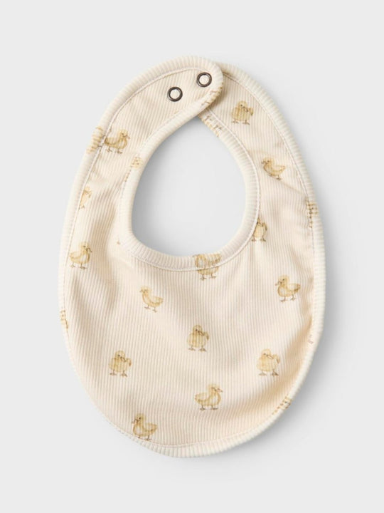 Lil' Atelier BABY LAVO EMO 2 PK BIBS - Turtledove | Torgunns Barneklær AS