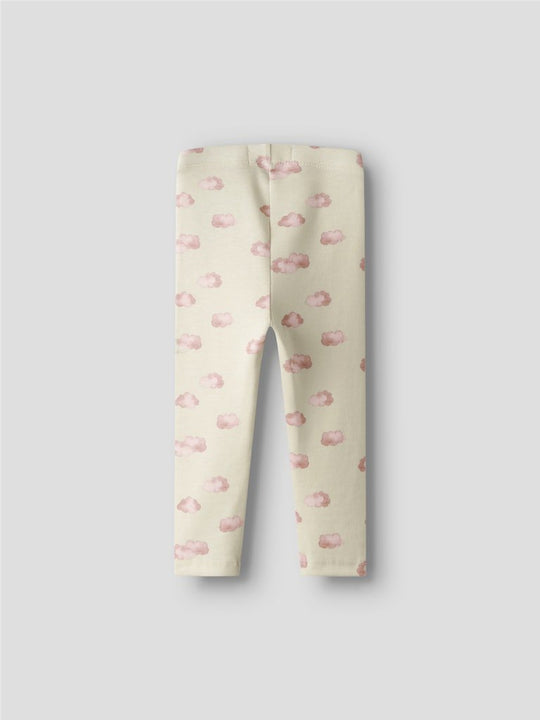 Lil' Atelier Baby LAYO KIM SLIM LEGGINGS NOOS - Turtledove | PINK CLOUD | Torgunns Barneklær AS