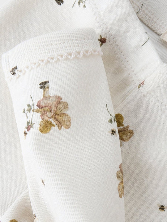 Lil' Atelier Baby LAYO SIN SLIM LEGGINGS - Coconut Milk | FAIRY | Torgunns Barneklær AS