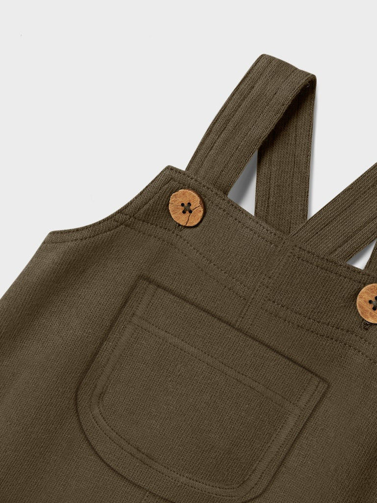 Lil' Atelier Baby LUNO LOOSE OVERALL - Sea Turtle | Torgunns Barneklær AS