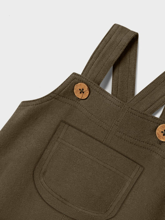 Lil' Atelier Baby LUNO LOOSE OVERALL - Sea Turtle | Torgunns Barneklær AS