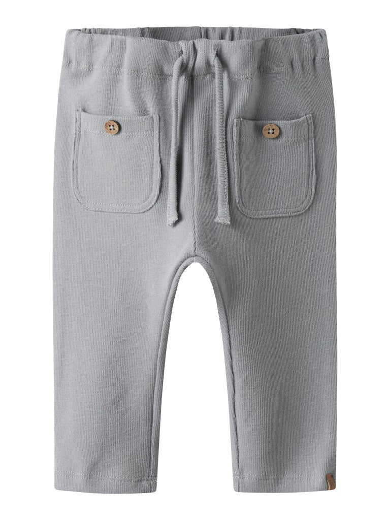 Lil' Atelier Baby LUNO PANT - Ultimate Grey | Torgunns Barneklær AS