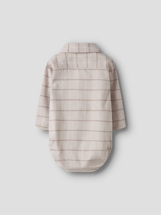 Lil' Atelier Baby NADIM LS LOOSE BODY SHIRT - Pure Cashmere | Torgunns Barneklær AS