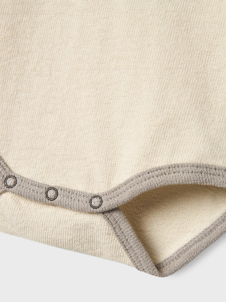 Lil' Atelier Baby NUNAN SS LOOSE BODY - Turtledove Vapor Blue | Torgunns Barneklær AS