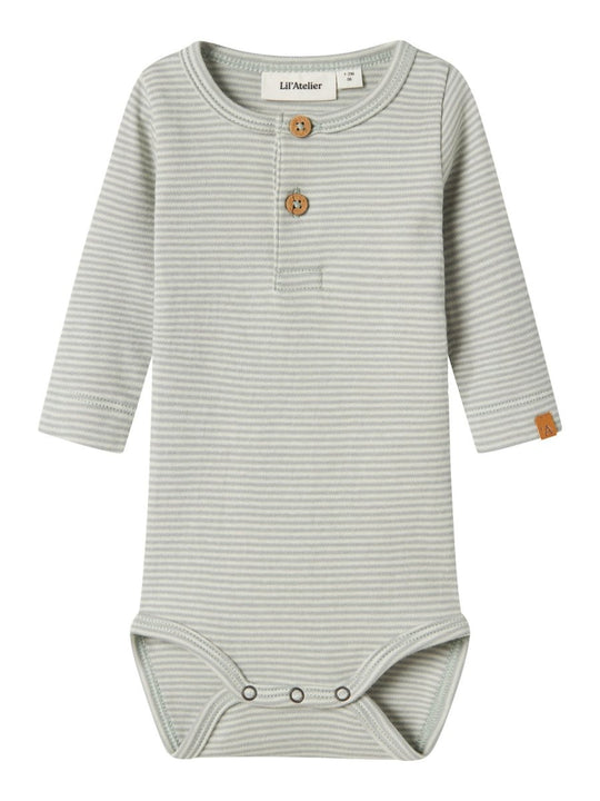 Lil' Atelier Baby OHIO LS SLIM BODY - Murmur | PIGEON | Torgunns Barneklær AS