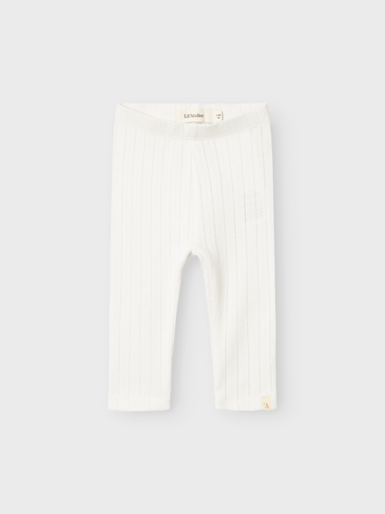 Lil' Atelier Baby RACHEL NIS SLIM LEGGINGS NOOS - Coconut Milk | Torgunns Barneklær AS