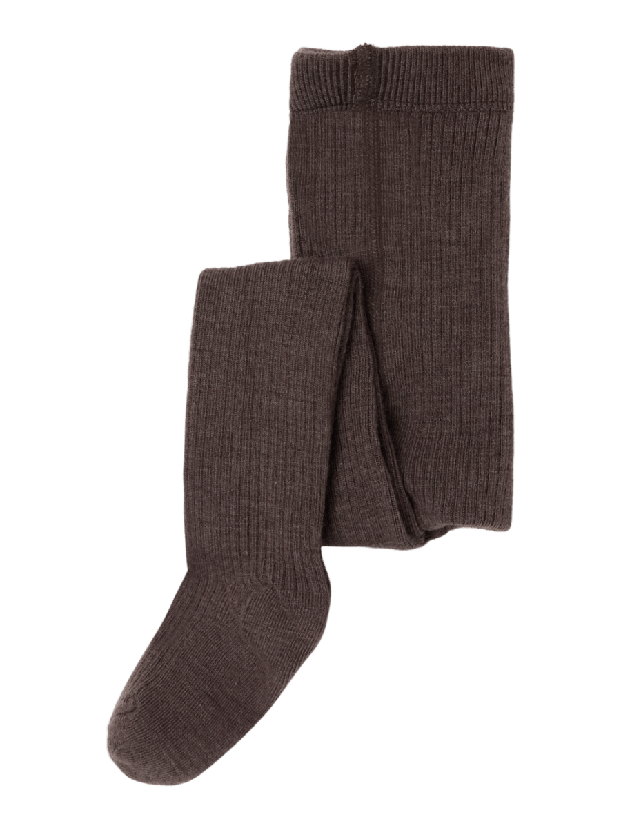 Lil' Atelier BABY RAKEL IBI PANTYHOSE WO/PO - Shitake | Torgunns Barneklær AS