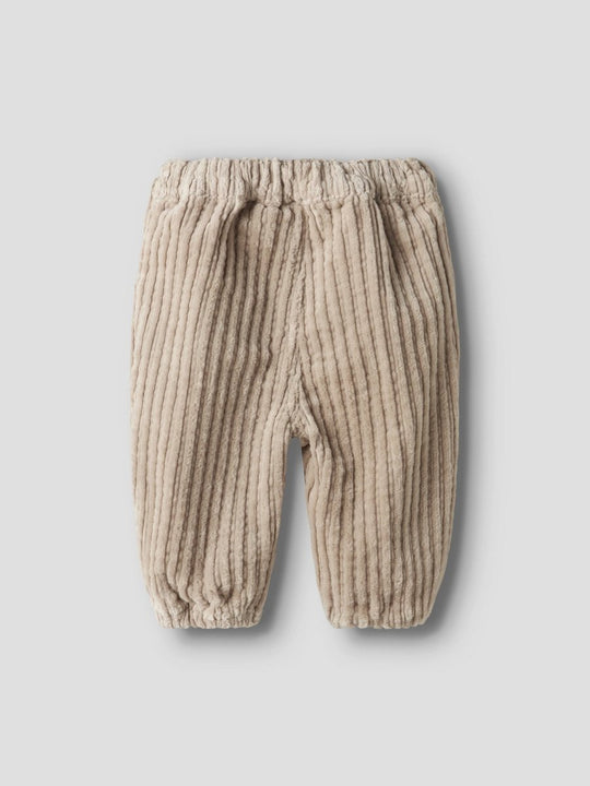 Lil' Atelier Baby RAUL LOOSE CORD PANT - Oxford Tan | Torgunns Barneklær AS