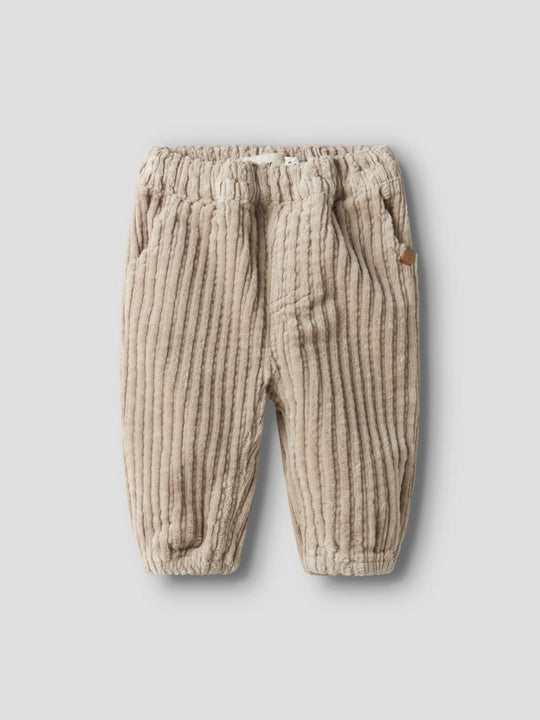 Lil' Atelier Baby RAUL LOOSE CORD PANT - Oxford Tan | Torgunns Barneklær AS