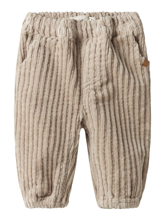 Lil' Atelier Baby RAUL LOOSE CORD PANT - Oxford Tan | Torgunns Barneklær AS