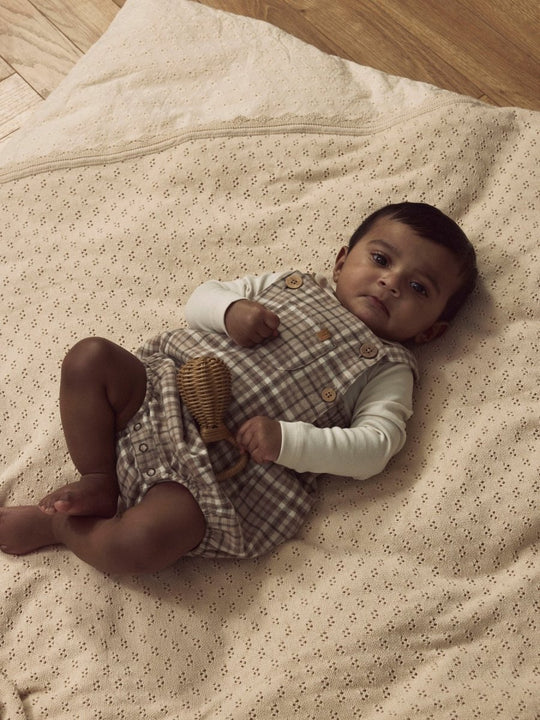 Lil' Atelier Baby REBEL ROMPER - Sepia Tint | Torgunns Barneklær AS