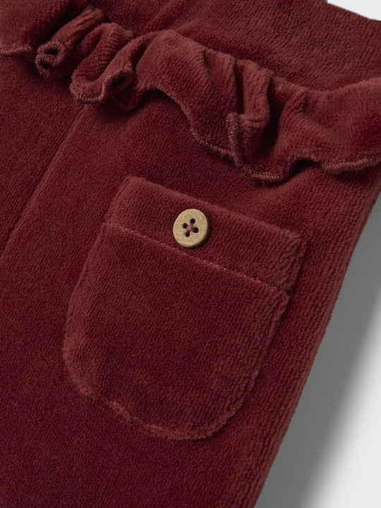 Lil' Atelier Baby SAGA PANT - Spiced Apple | Torgunns Barneklær AS