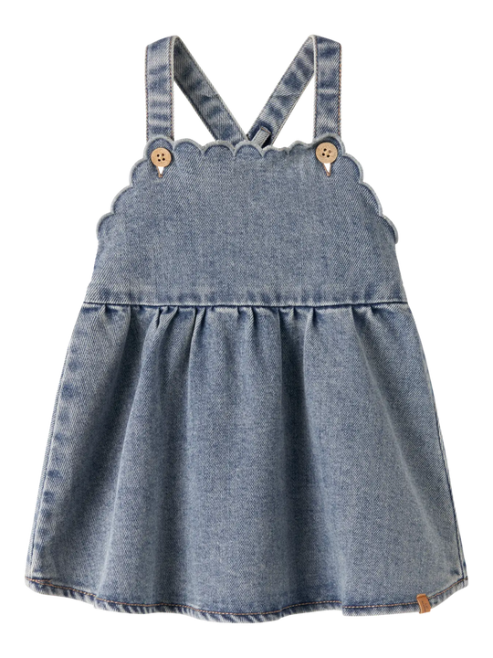 Lil' Atelier Baby SALLI DENIM SKIRTALL - Medium Blue Denim | Torgunns Barneklær AS