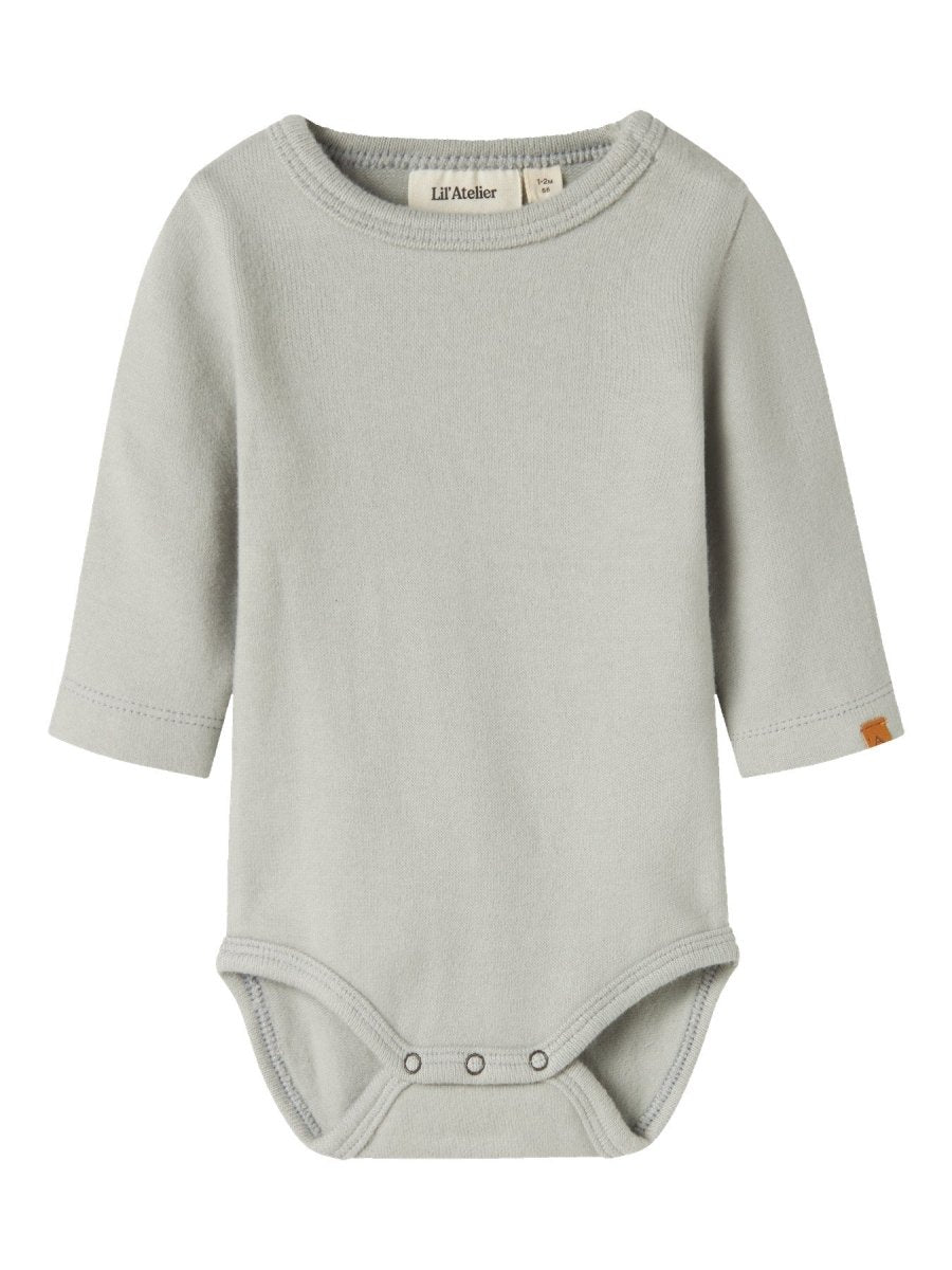 Lil' Atelier BABY THORO LEO LS SLIM BODY - Pigeon | Torgunns Barneklær AS