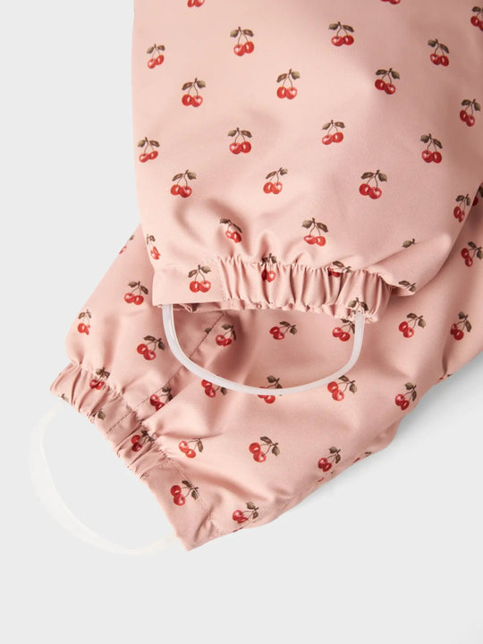 Lil' Atelier LASNOW10 vinterdress – Misty Rose | Cherry | Torgunns Barneklær AS