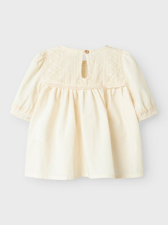 Lil' Atelier Mini DAISY SS LOOSE SHIRT - Turtledove | Torgunns Barneklær AS