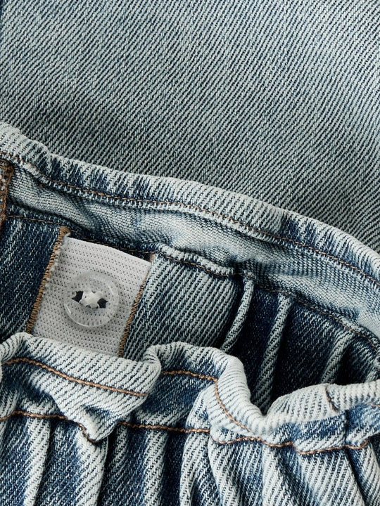 Lil' Atelier Mini DARLEE DOA DENIM SKIRT - Medium Blue Denim | FLOWER | Torgunns Barneklær AS