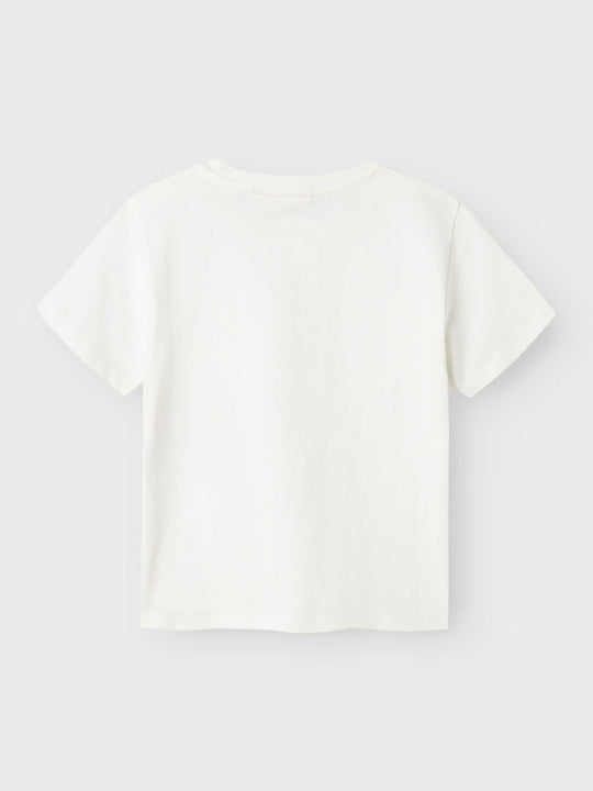 Lil' Atelier MINI DOLAN SS LOOSE TOP - Coconut Milk | Torgunns Barneklær AS