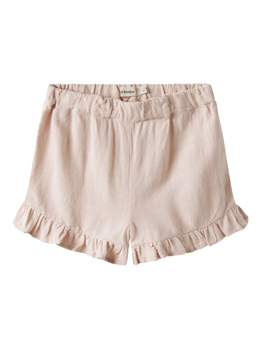 Lil' Atelier Mini DOLIE LOOSE SHORTS - Peach Blush | Torgunns Barneklær AS