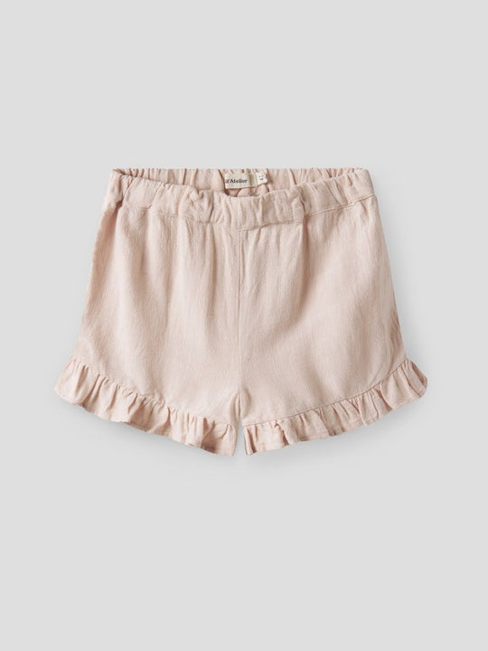 Lil' Atelier Mini DOLIE LOOSE SHORTS - Peach Blush | Torgunns Barneklær AS