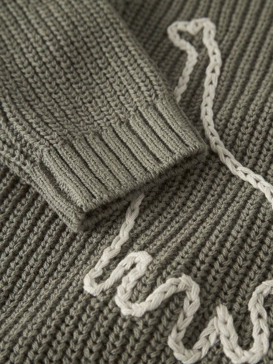 Lil' Atelier Mini EMLEN EMB KNIT - Overland Trek | Torgunns Barneklær AS