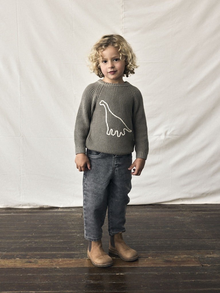 Lil' Atelier Mini EMLEN EMB KNIT - Overland Trek | Torgunns Barneklær AS