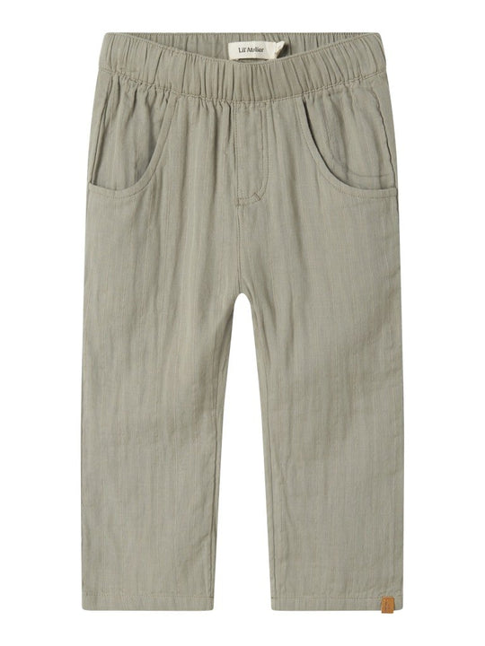 Lil' Atelier Mini FELIX PANT - Forest Fog | Torgunns Barneklær AS
