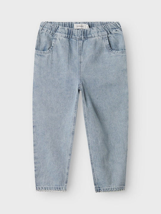 Lil' Atelier Mini FUNDA LOOSE JEANS - Medium Blue Denim | Torgunns Barneklær AS