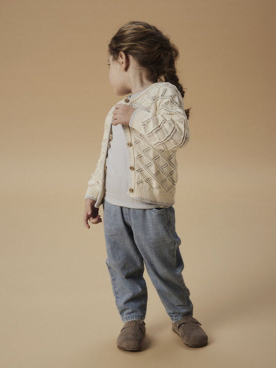 Lil' Atelier Mini FUNDA LOOSE JEANS - Medium Blue Denim | Torgunns Barneklær AS