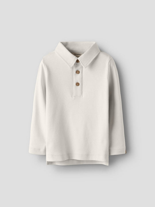Lil' Atelier Mini FUNDO LUP LS TOP - Turtledove | Torgunns Barneklær AS