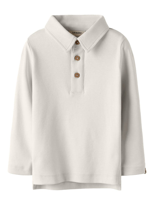 Lil' Atelier Mini FUNDO LUP LS TOP - Turtledove | Torgunns Barneklær AS
