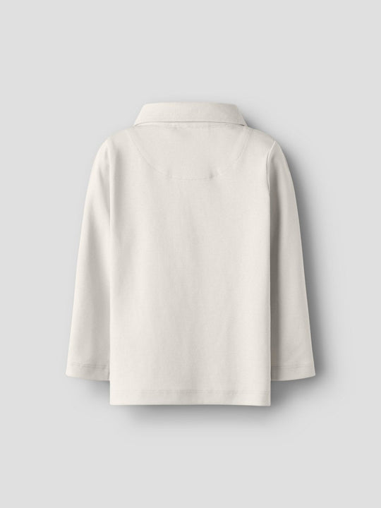 Lil' Atelier Mini FUNDO LUP LS TOP - Turtledove | Torgunns Barneklær AS